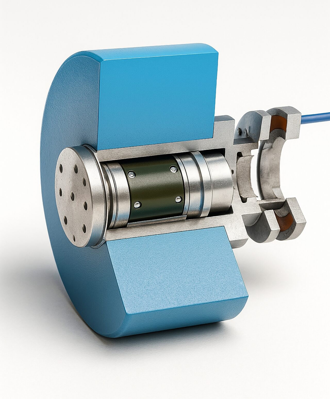 The spindle balancing head transmits signals without contact. (Source ...